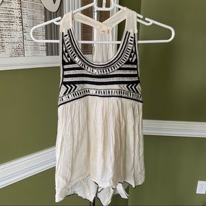 Hollister beaded tank top